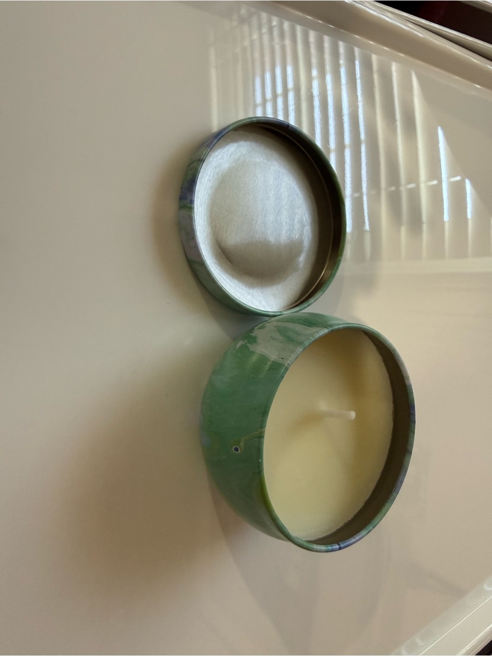 Green Tin Scented Candle - Home Accents